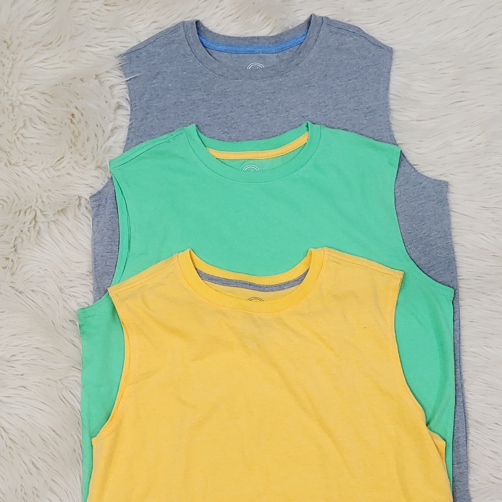 WONDER NATION 3 FOR 1 SLEEVELESS SHIRT